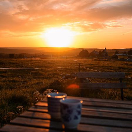Na Malem Haji, Domek S Finskou Saunou Hora Svate Kateriny Buitenkant foto